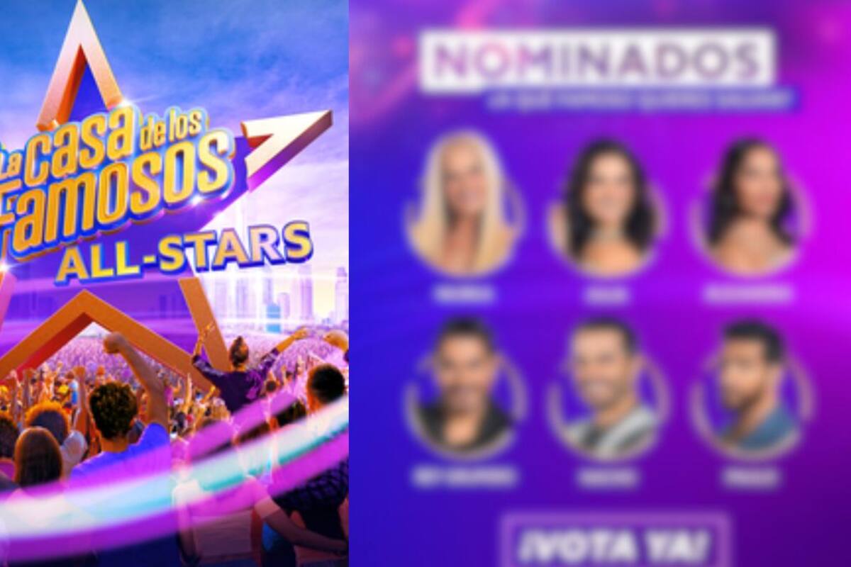Estos son los nominados de La Casa de los Famosos All-Stars