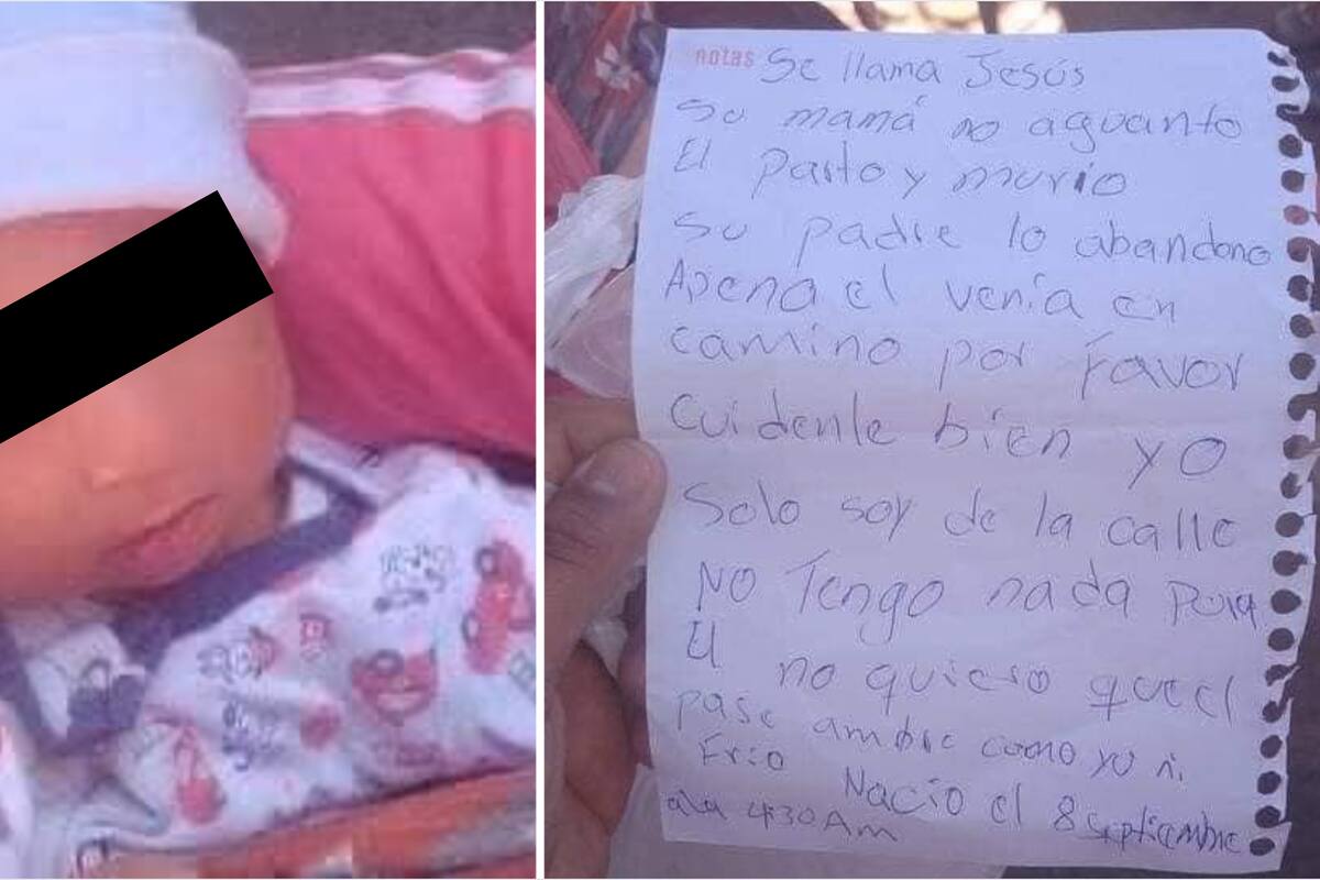 Abandonan recién nacido y dejan una carta en Argentina, ¿qué decía?