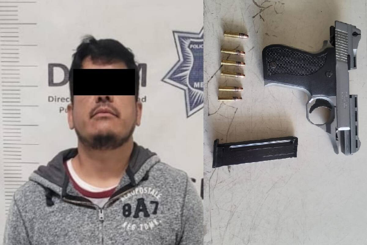Lo detienen con un arma de fuego en su auto