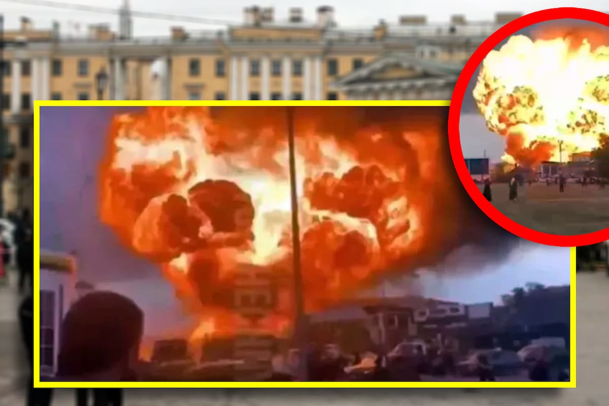 Difunden VIDEOS de mega explosión en una gasolinera de Rusia que dejó al menos 4 muertos, ¿Qué sucedió?