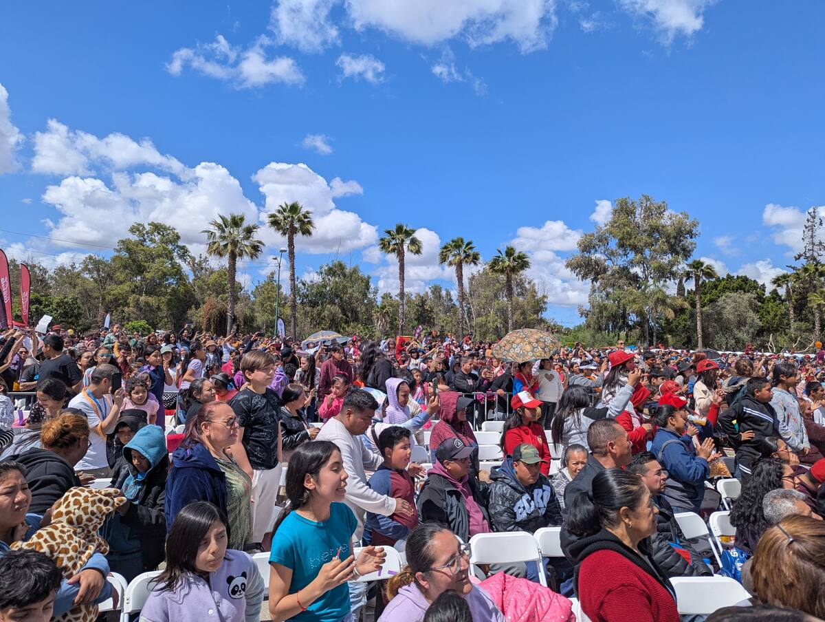La cantante fue la estelar en la celebración del Día del Niño en el Parque Morelos. Foto: Víctor Delgado