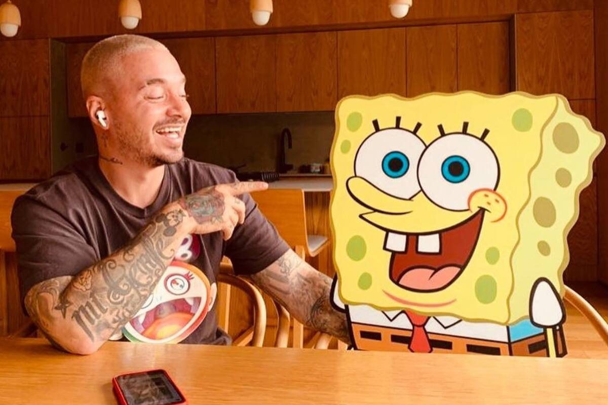 J Balvin estrena “Agua”, canción para “Bob Esponja”