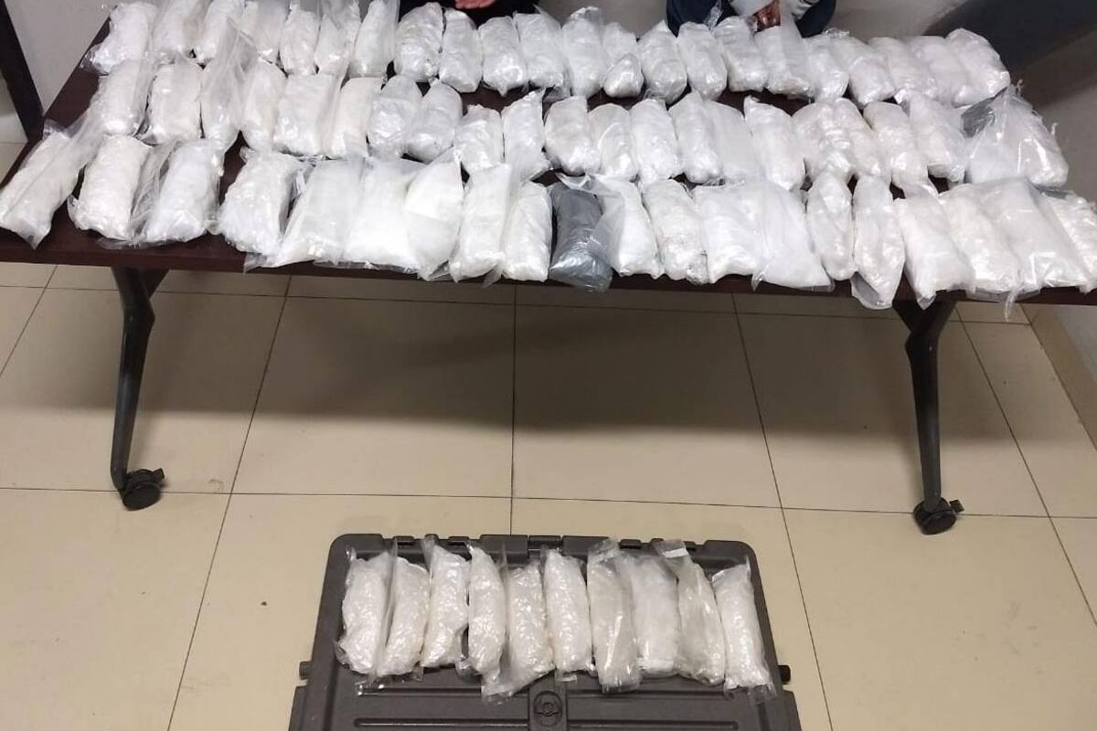 Decomisa GESI en Tijuana 33 kilos de droga al Cártel de Sinaloa