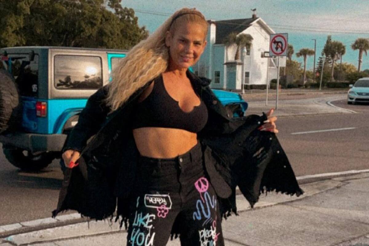 Niurka apareció vestida de novia