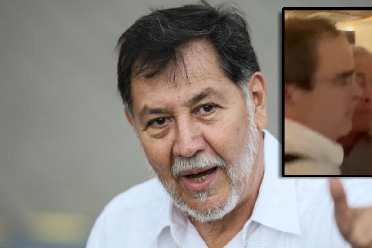 Noroña denuncia que le robaron su celular en la sala American Express del AICM: “Este tipejo me agredió físicamente”
