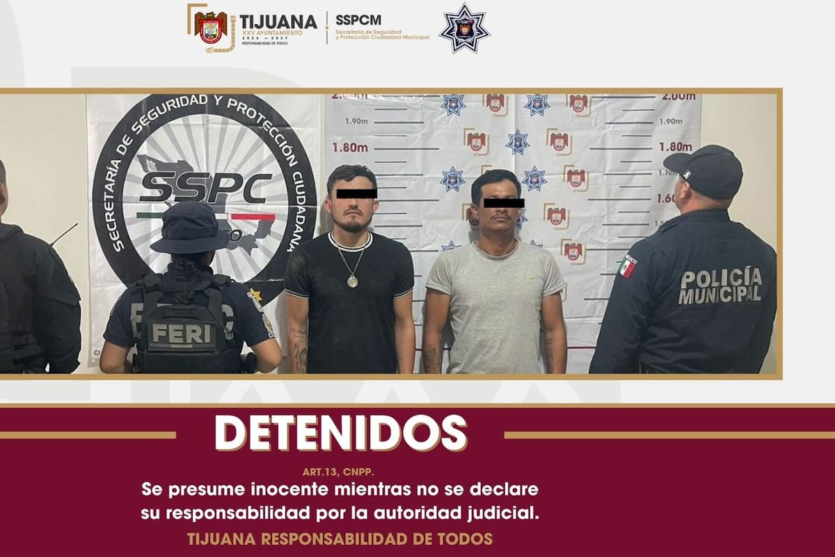 Detienen a dos presuntos responsables de homicidio