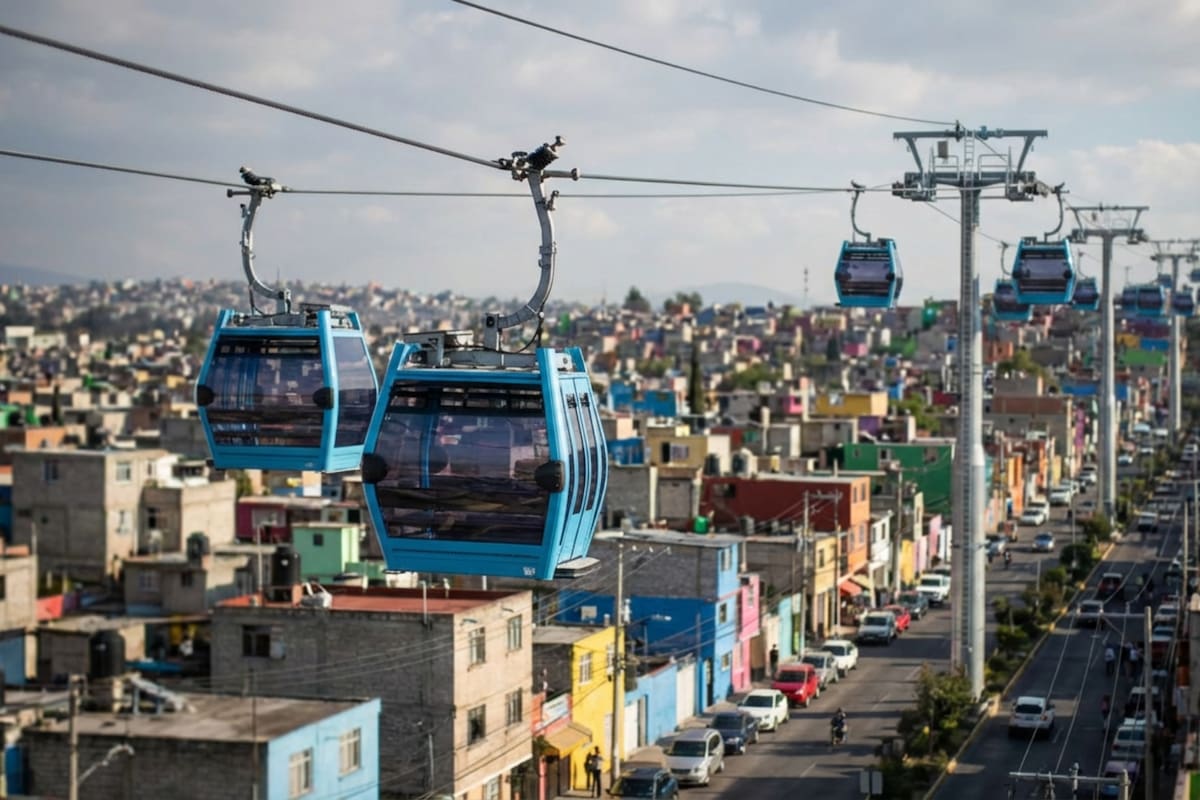 Una obra histórica cruzará la ciudad desde el aire: México construirá el teleférico urbano más largo del mundo, con más de 15 kilómetros y la promesa de reducir a la mitad los traslados