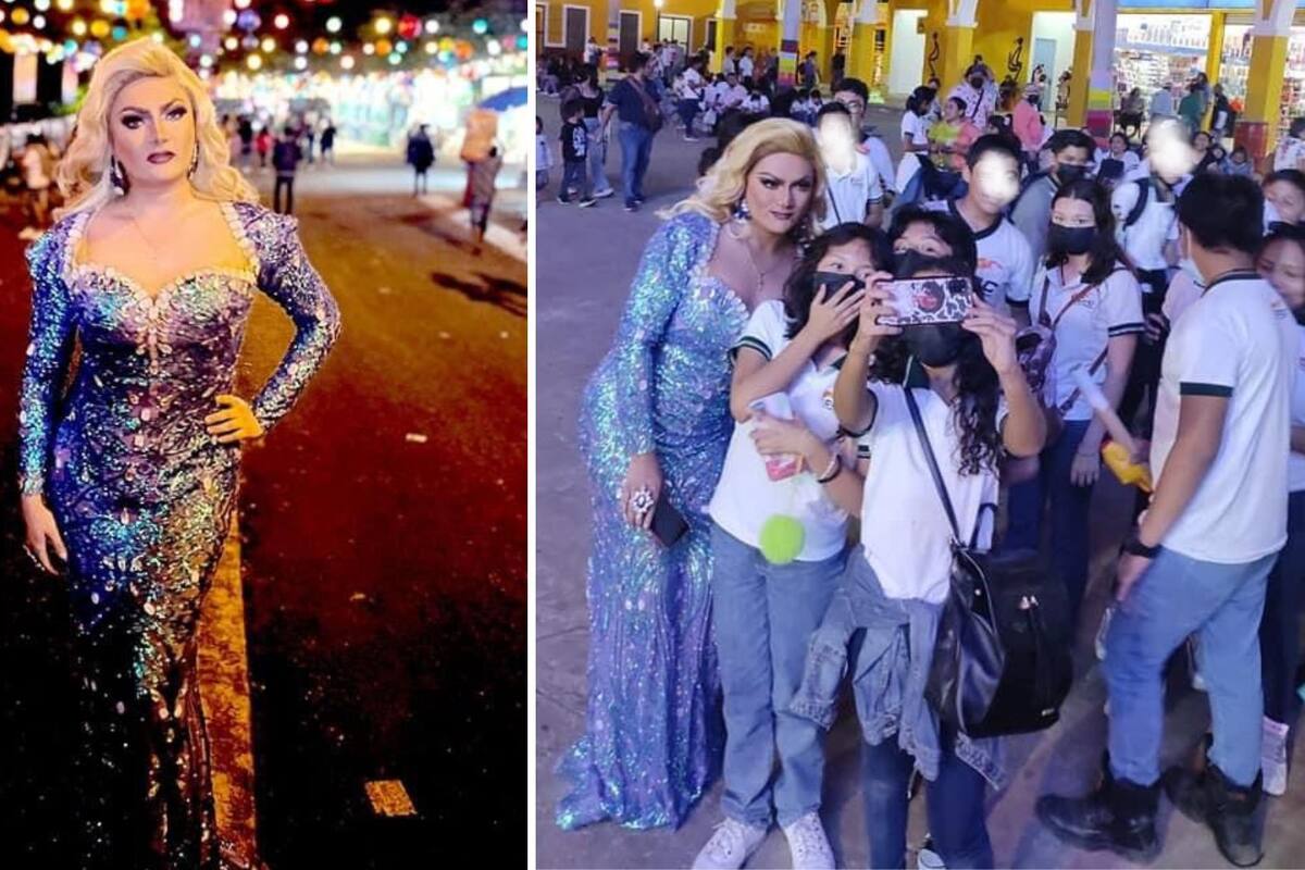 VIRAL: ¿Es Elsa de Frozen? Niños se toman fotos con una Drag Queen por equivocación