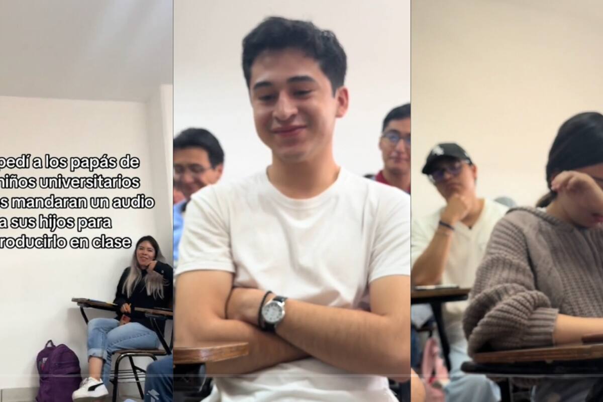 Profesor universitario conmueve a sus alumnos hasta las lágrimas con emotivos audios de sus padres | VIDEO