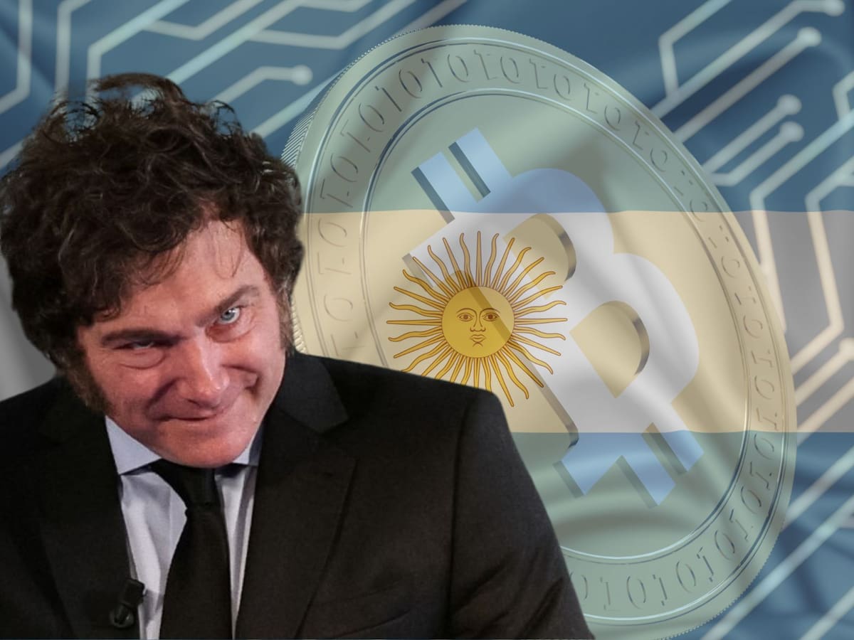Javier Milei. | Crédito: REUTERS/Canva