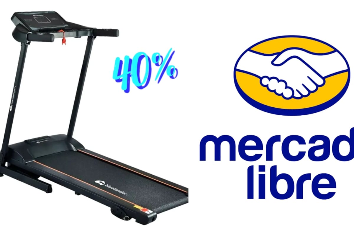 Oferta Mercado Libre: caminadora eléctrica Bluelander profesional con 40% de descuento