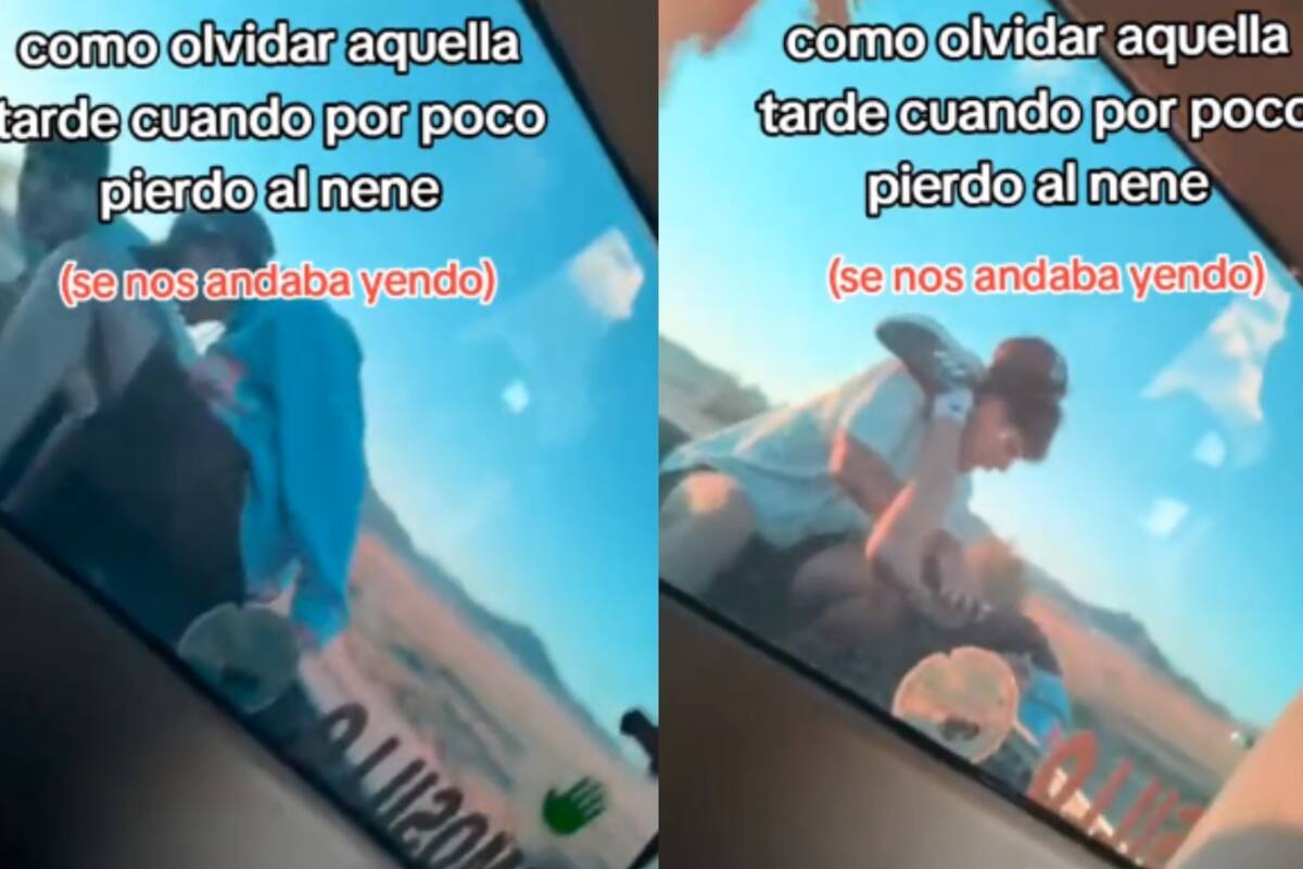 Joven estuvo a punto de tener un terrible accidente: ¡casi se cae de la cajuela de un auto andando!