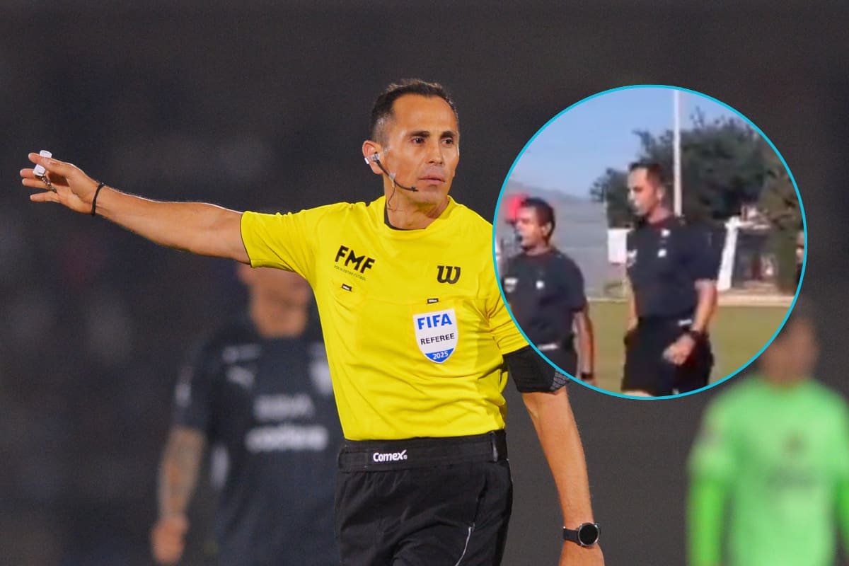 VIDEO: Luis Enrique Santander, árbitro de la Liga MX es captado pitando en un partido de futbol llanero