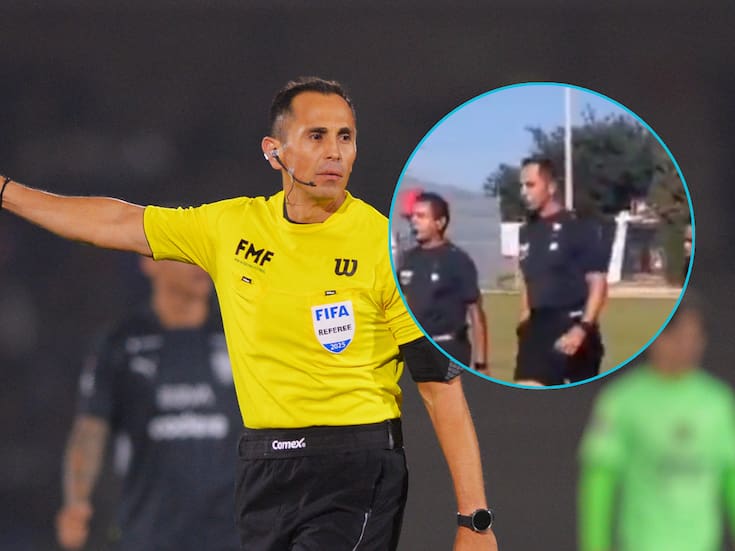 VIDEO: Luis Enrique Santander, árbitro de la Liga MX es captado pitando en un partido de futbol llanero