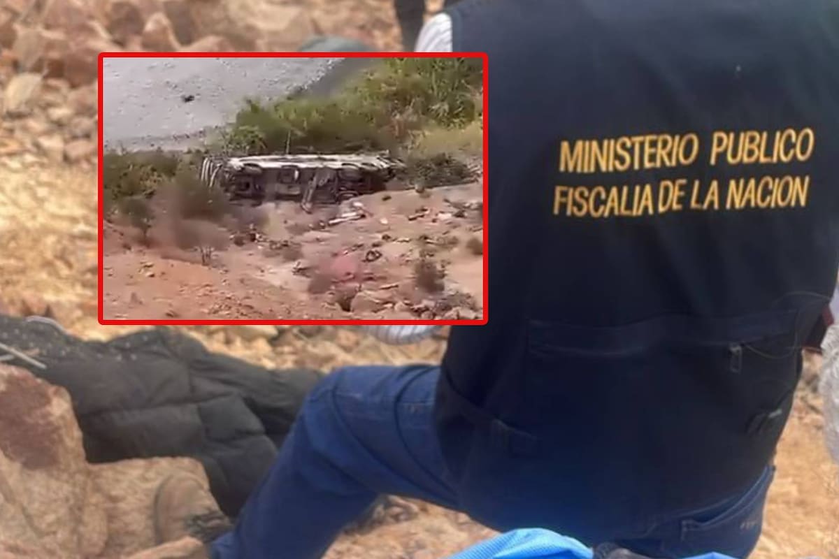 Tragedia en Perú: Autobús cae a un barranco y deja al menos 37 muertos en Arequipa