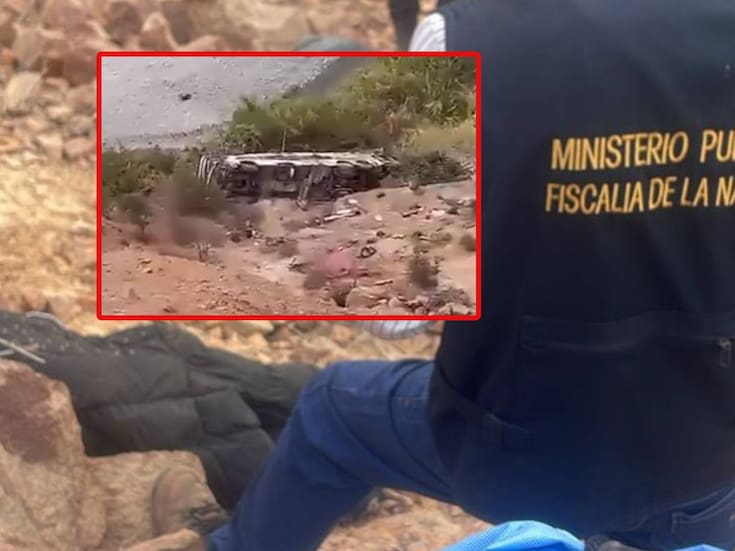 Tragedia en Perú: Autobús cae a un barranco y deja al menos 37 muertos en Arequipa