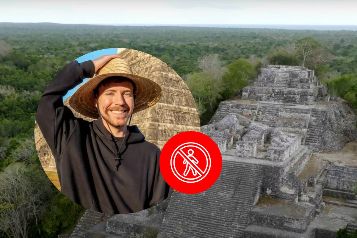 ¿MrBeast entró a zonas prohibidas en las ruinas mayas? El INAH aclara los hechos