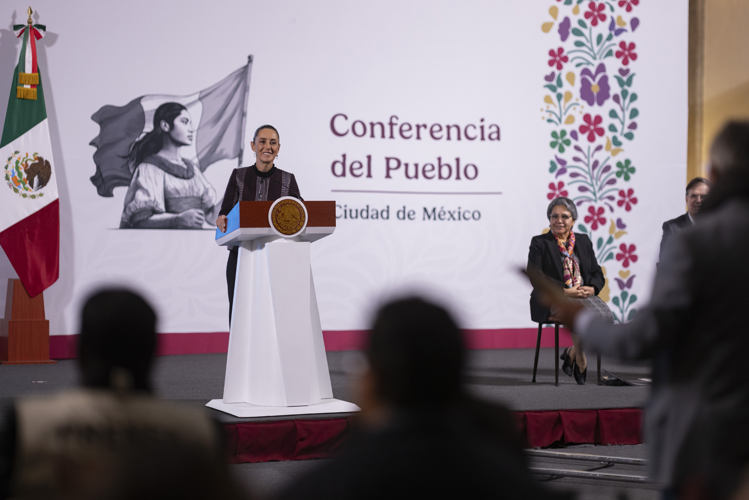Claudia Sheinbaum en conferencia mañanera. / Gobierno de México.