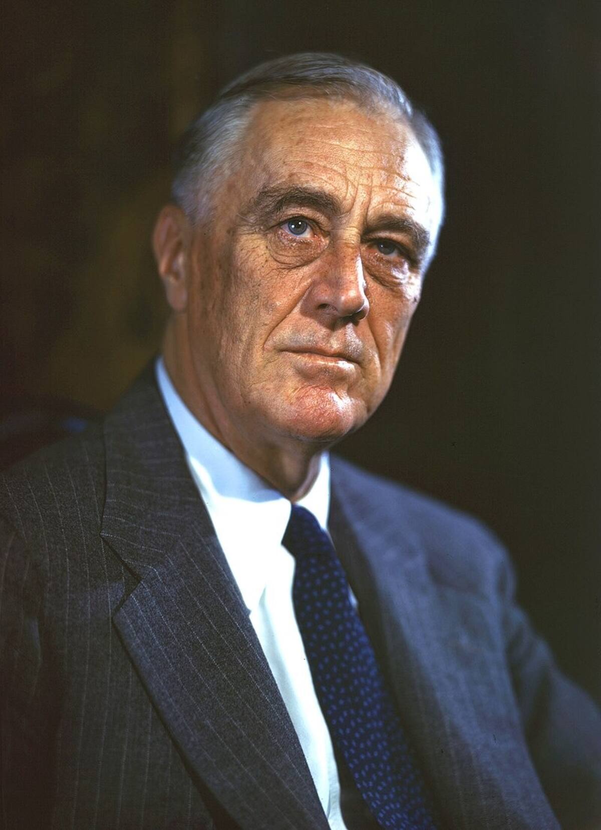 Retrato presidencial oficial de Franklin D. Roosevelt. | Especial/Wikipedia: Leon Perskie