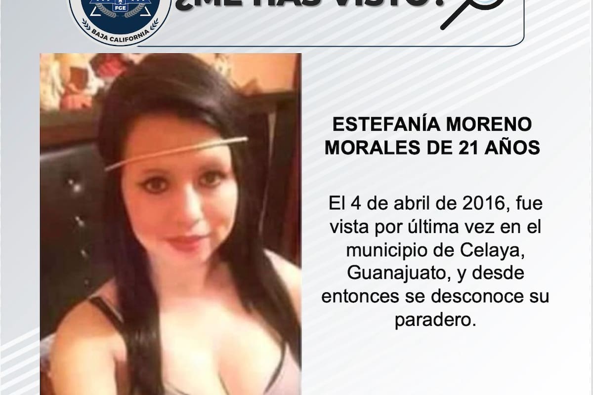 Se busca a Estefanía Moreno Morales de 21 años