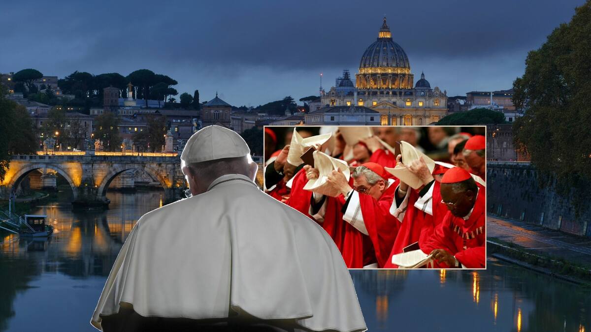 Tras el fallecimiento del Papa Francisco el pasado lunes 21 de abril, la Iglesia Católica activó el protocolo para la elección de su sucesor, proceso que podría adelantarse si se cumplen ciertas condiciones. Foto: Especial (Reuters/Canva y X)