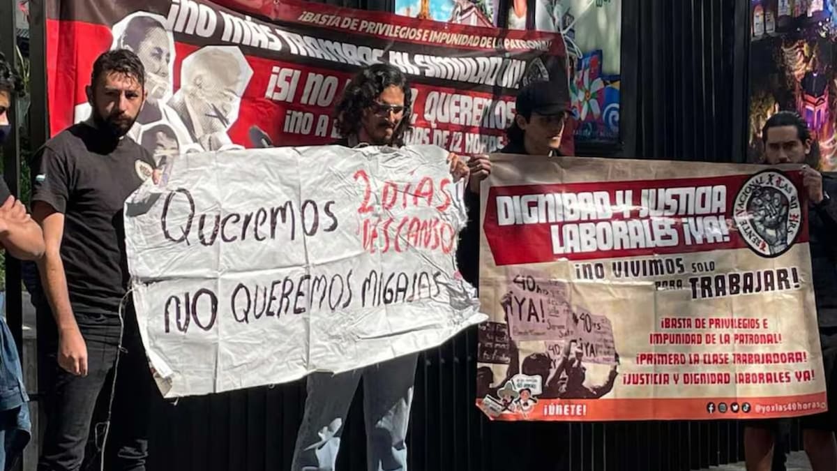 Frente Nacional Por las 40 Horas pide reducir la jornada laboral a 35 horas en México. (El Universal)