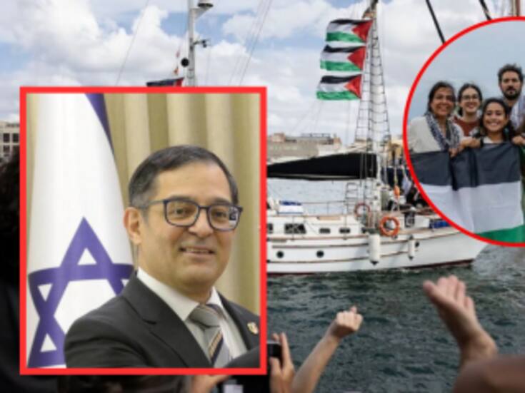 Embajador de México en Israel  gestiona medicinas y asegura asistencia a connacionales que fueron interceptados en la flotilla Sumud