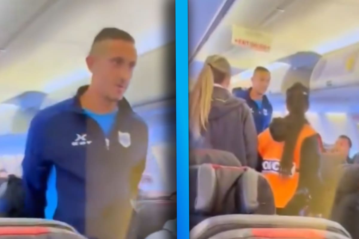VIDEO: Jugador de equipo argentino es detenido por gritar “bomba” en un avión