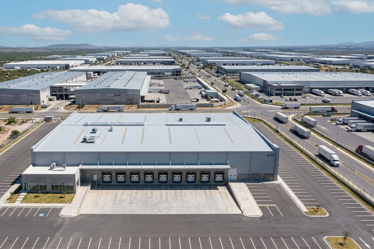 El mercado industrial mexicano suma 4 millones de metros cuadrados ocupados en 2026, pero la absorción neta cae 15% y la vacancia sube a 5.5%, en un escenario donde crece la disponibilidad de espacios