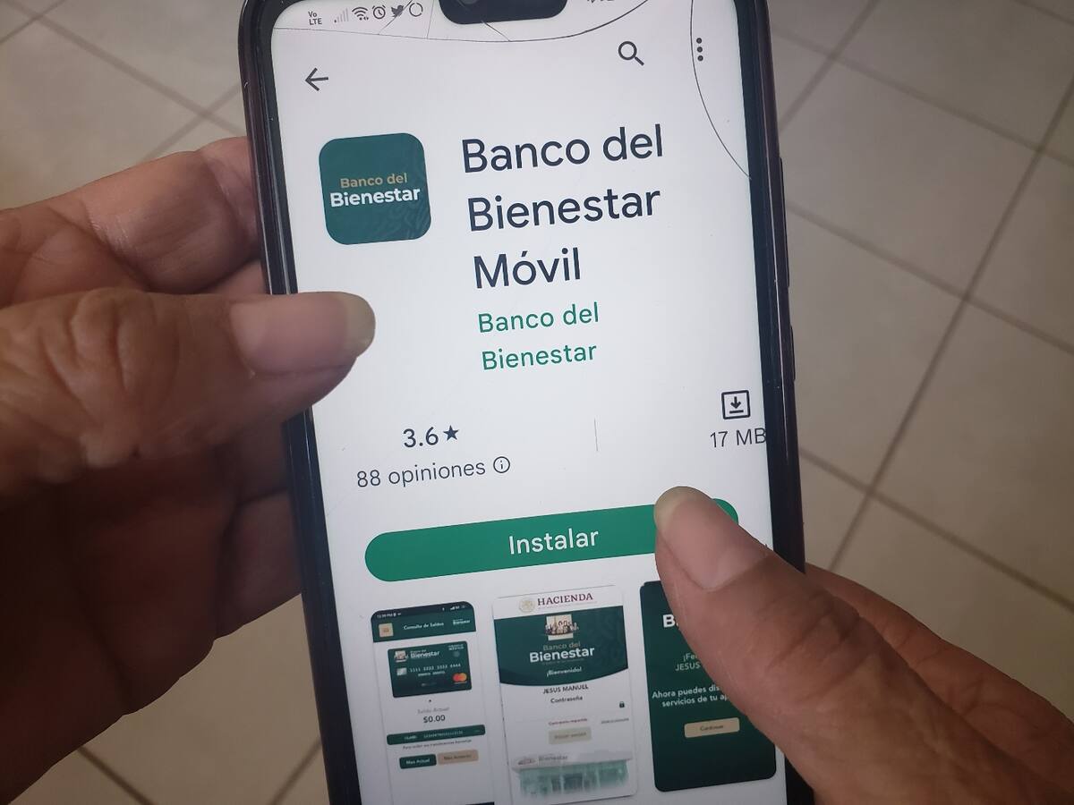 Mediante la aplicación del Banco del Bienestar se puede consultar el saldo en la tarjeta