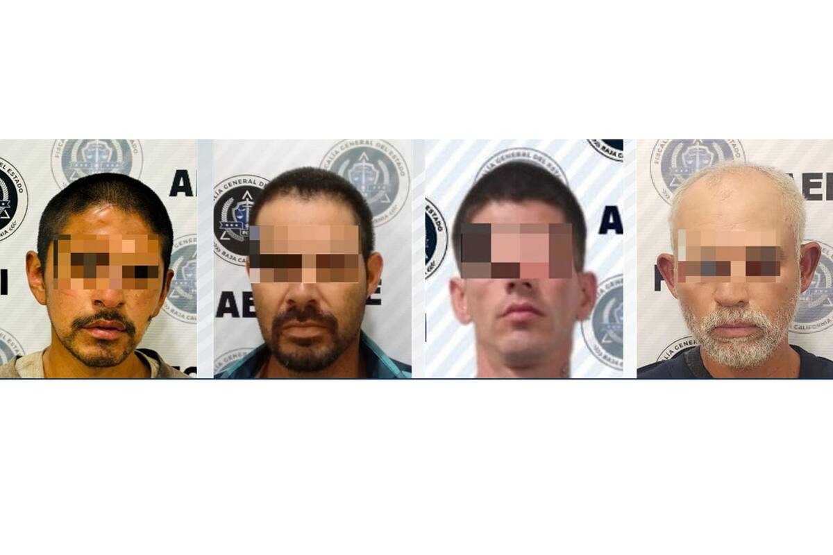 Agentes estatales detienen a cuatro sujetos con orden de aprehensión