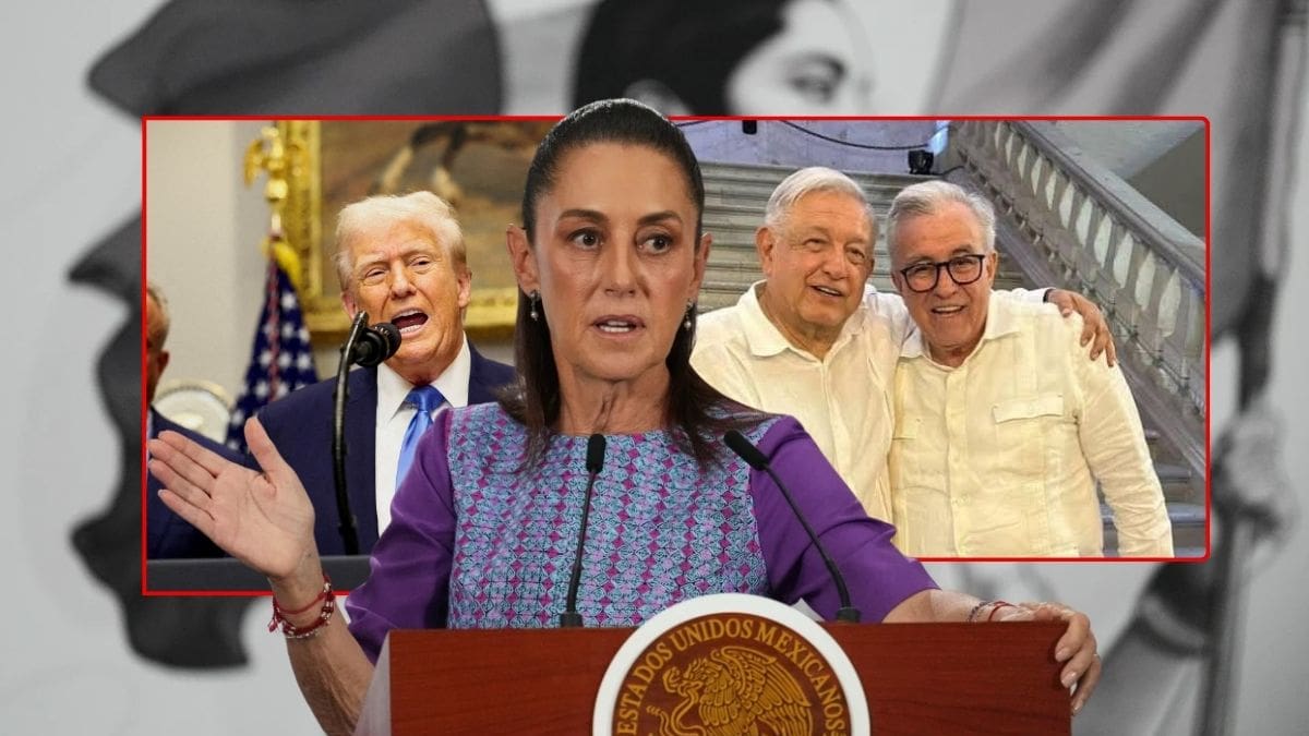 Claudia Sheinbaum niega estar “entre la espada y la pared” y asegura que está “tranquila” ante las acusaciones de EEUU contra Rubén Rocha Moya por presuntos nexos con el narco