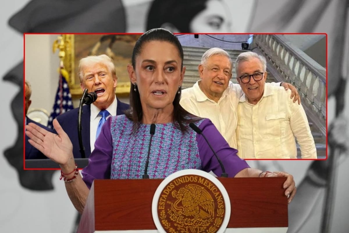 Claudia Sheinbaum niega estar “entre la espada y la pared” y asegura que está “tranquila” ante las acusaciones de EEUU contra Rubén Rocha Moya por presuntos nexos con el narco
