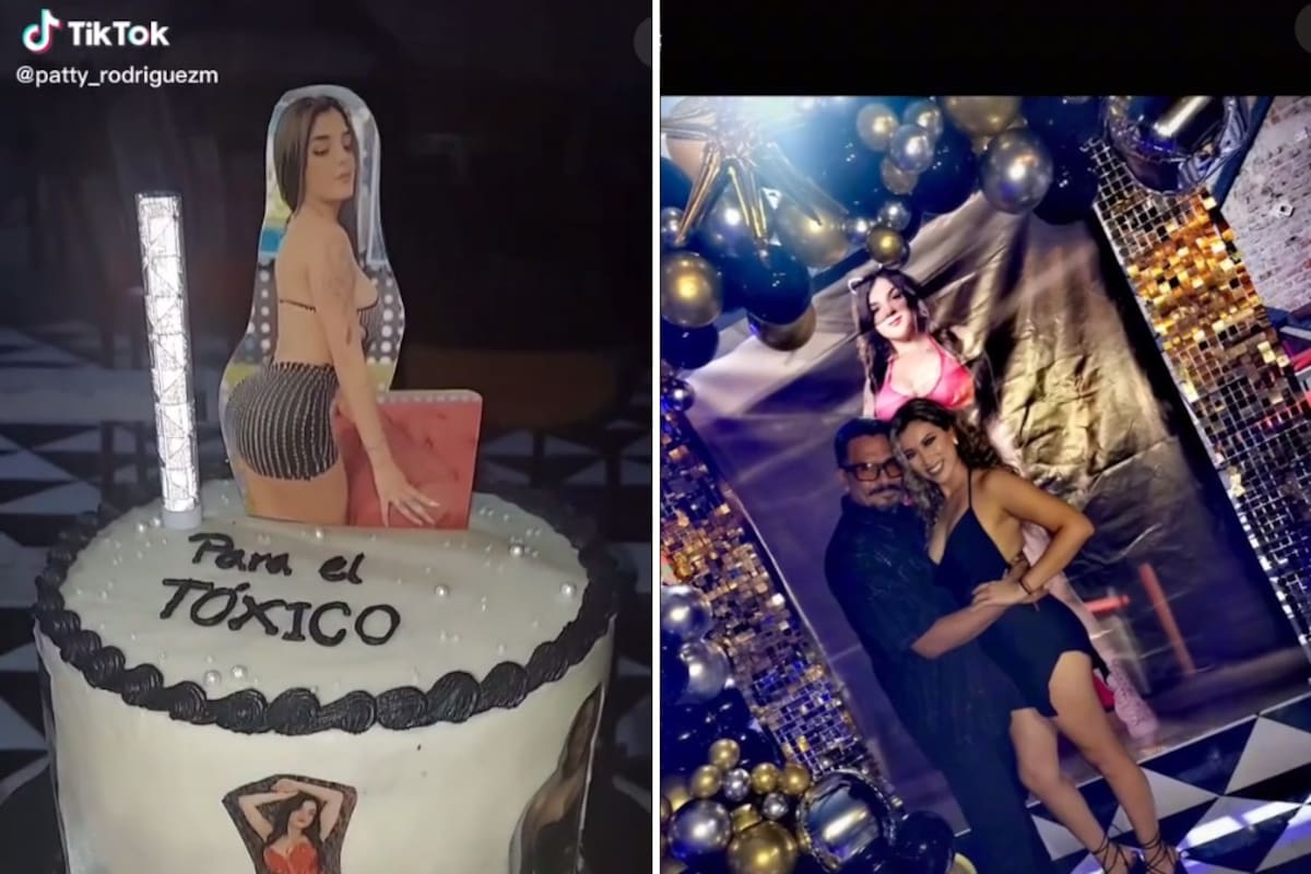 VIRAL: Mujer le hace fiesta temática de Karely Ruiz a su esposo