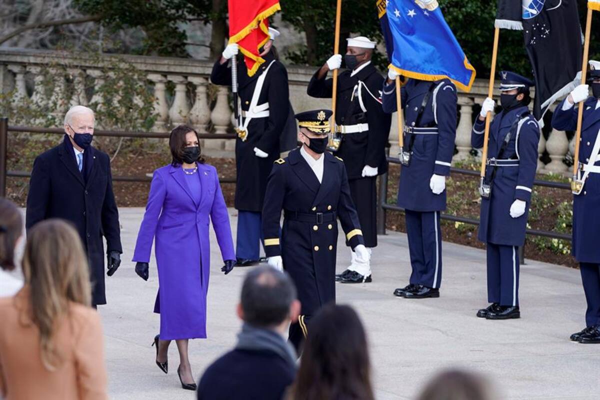 Toma de posesión de Biden: por qué Kamala Harris y otras mujeres eligieron vestirse de color morado