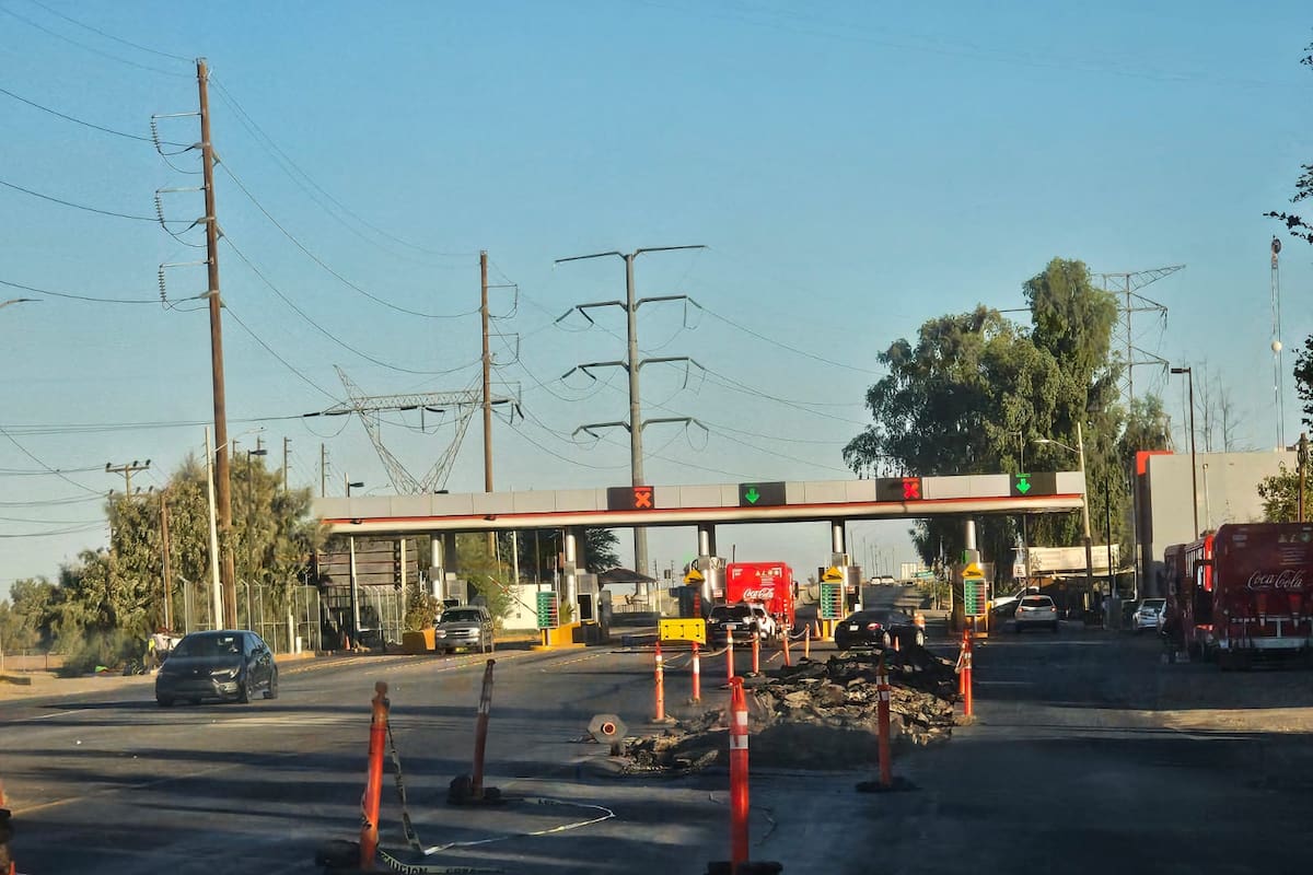 Comienzan reparación de las “jorobas de camello” en el puente del Río Colorado en SLRC