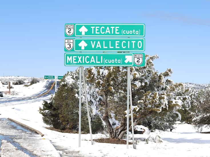 Llega frente frío 32 a Baja California: vientos fuertes, heladas y posible nieve