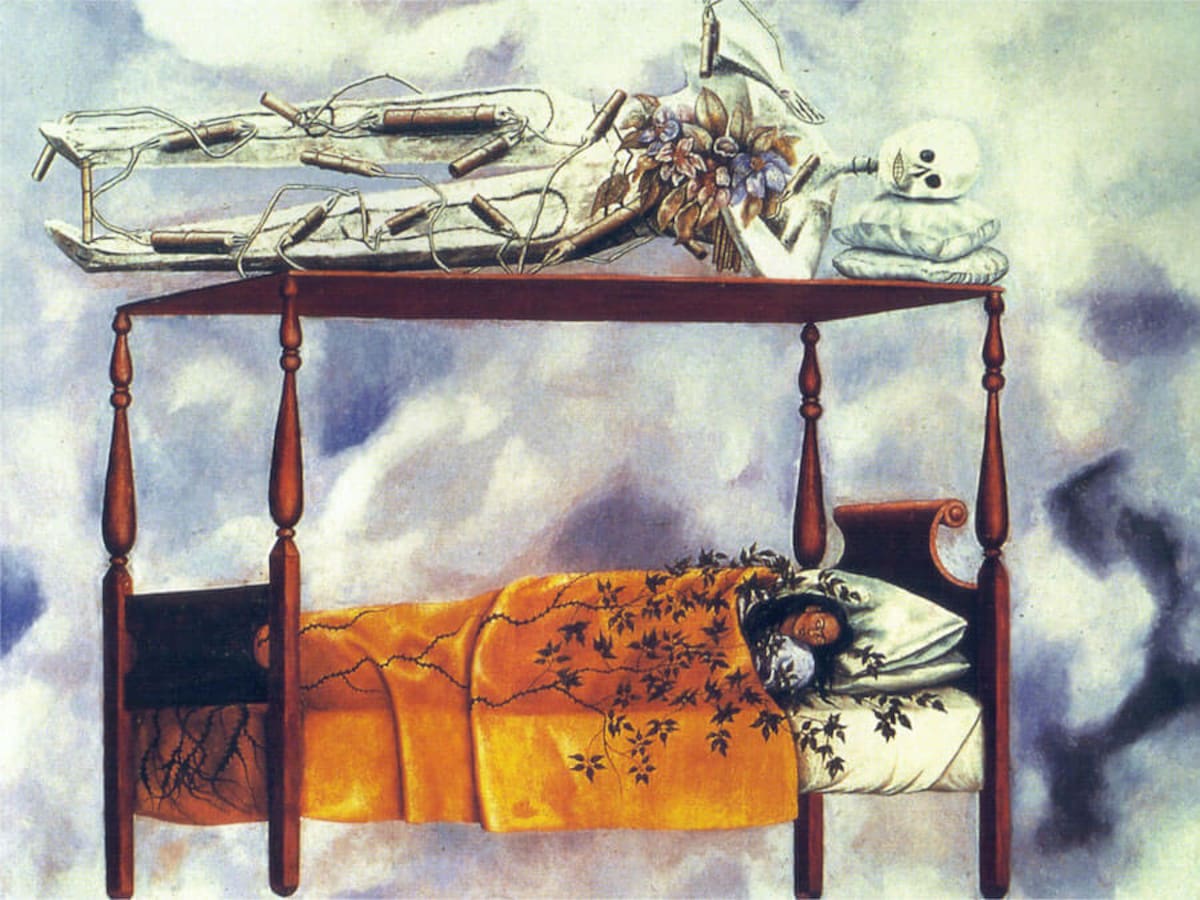 Uno de los autorretratos más emblemáticos de Frida Kahlo, El sueño (La cama), rompió un récord histórico al ser vendido por 54.66 millones de dólares en una subasta realizada en Sotheby’s, Nueva York.