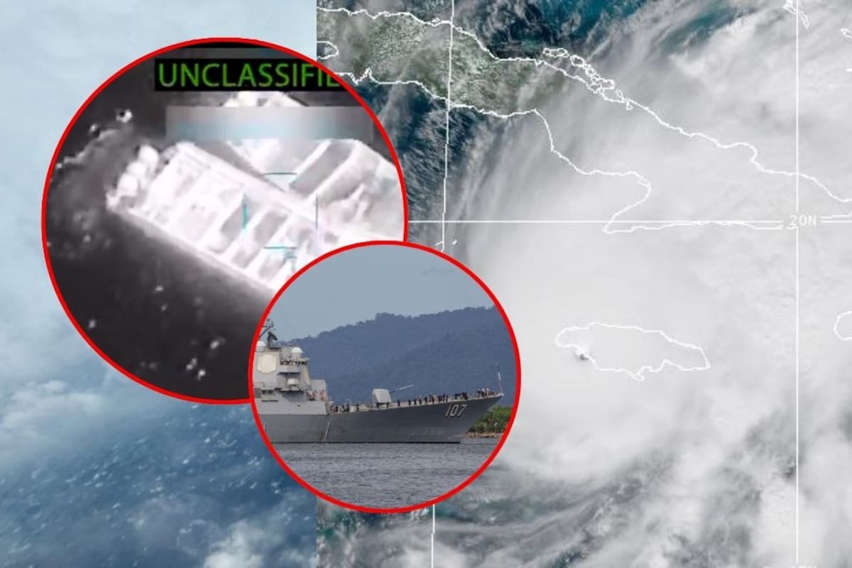 Estados Unidos resguarda sus fuerzas en el Caribe ante la amenaza directa del huracán Melissa categoría 5