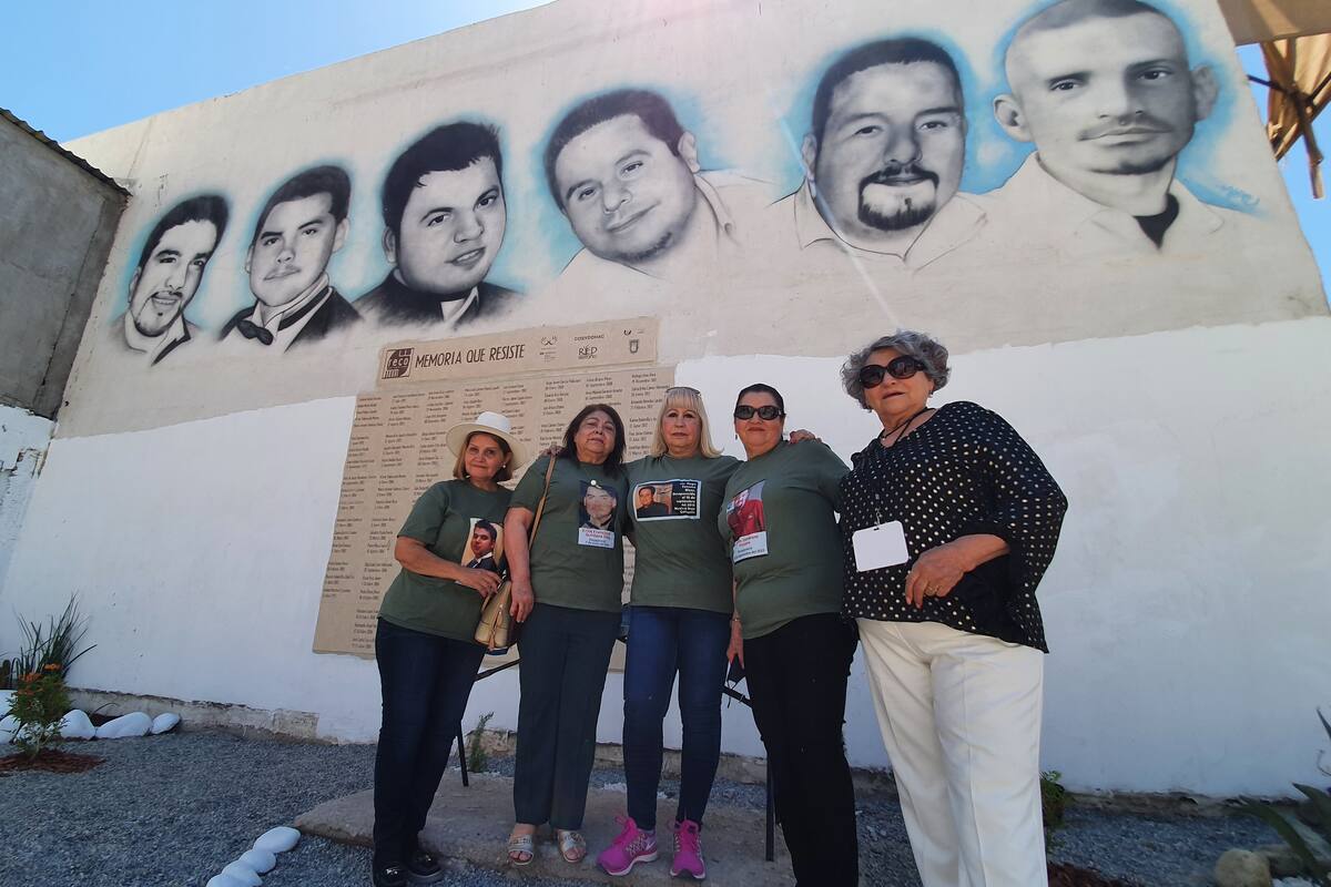 Madres buscadoras inauguran el Jardín de la Memoria, en Mexicali
