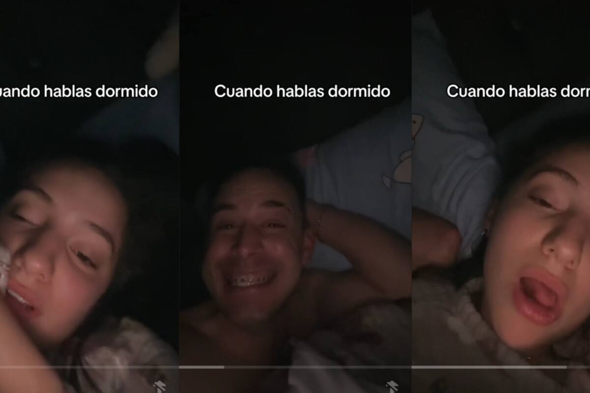 TikTok | Hombre se vuelve viral al capturar a su novia hablando mientras dormía