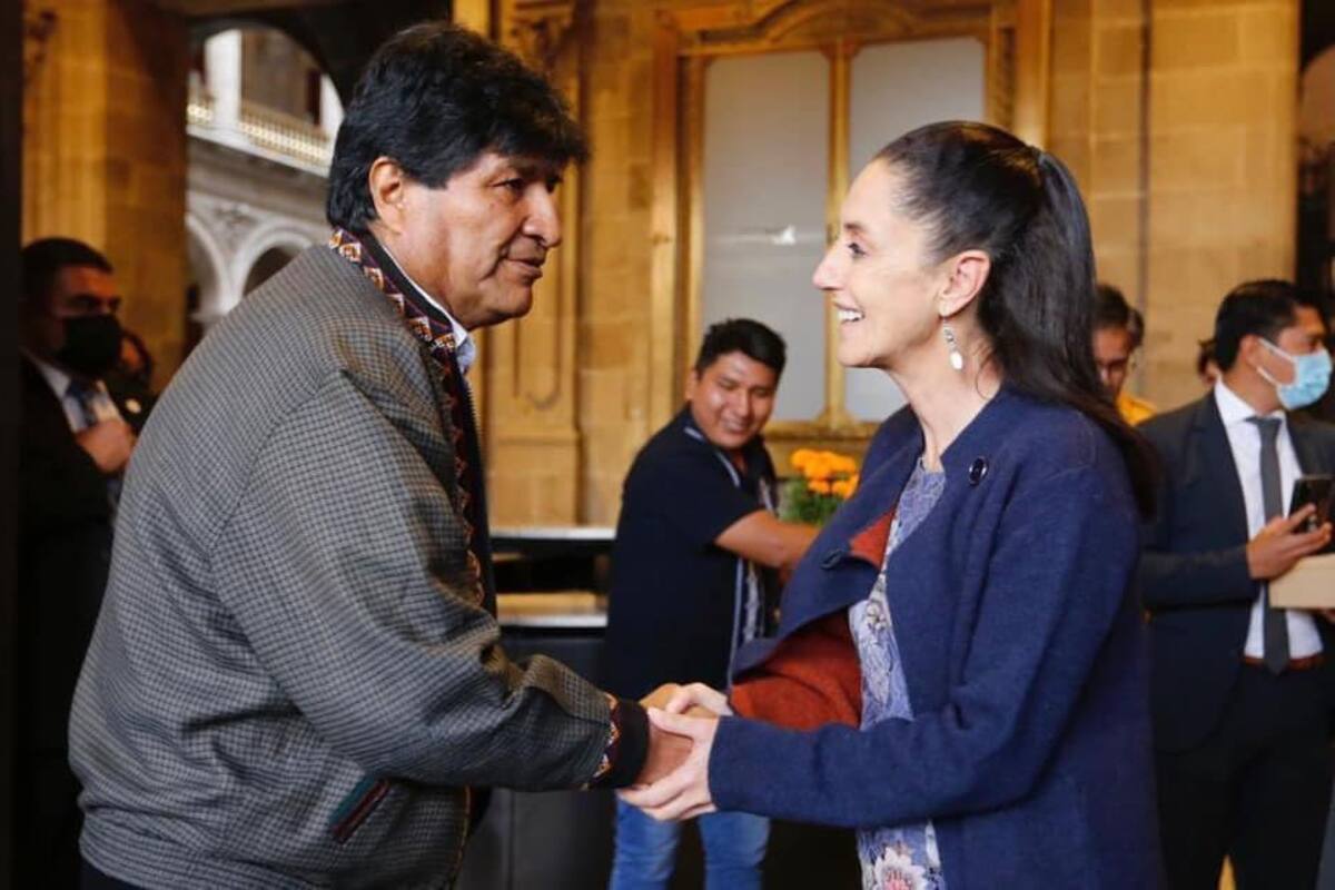 Evo Morales elogia a Claudia Sheinbaum y cree que su elección es una esperanza para América Latina