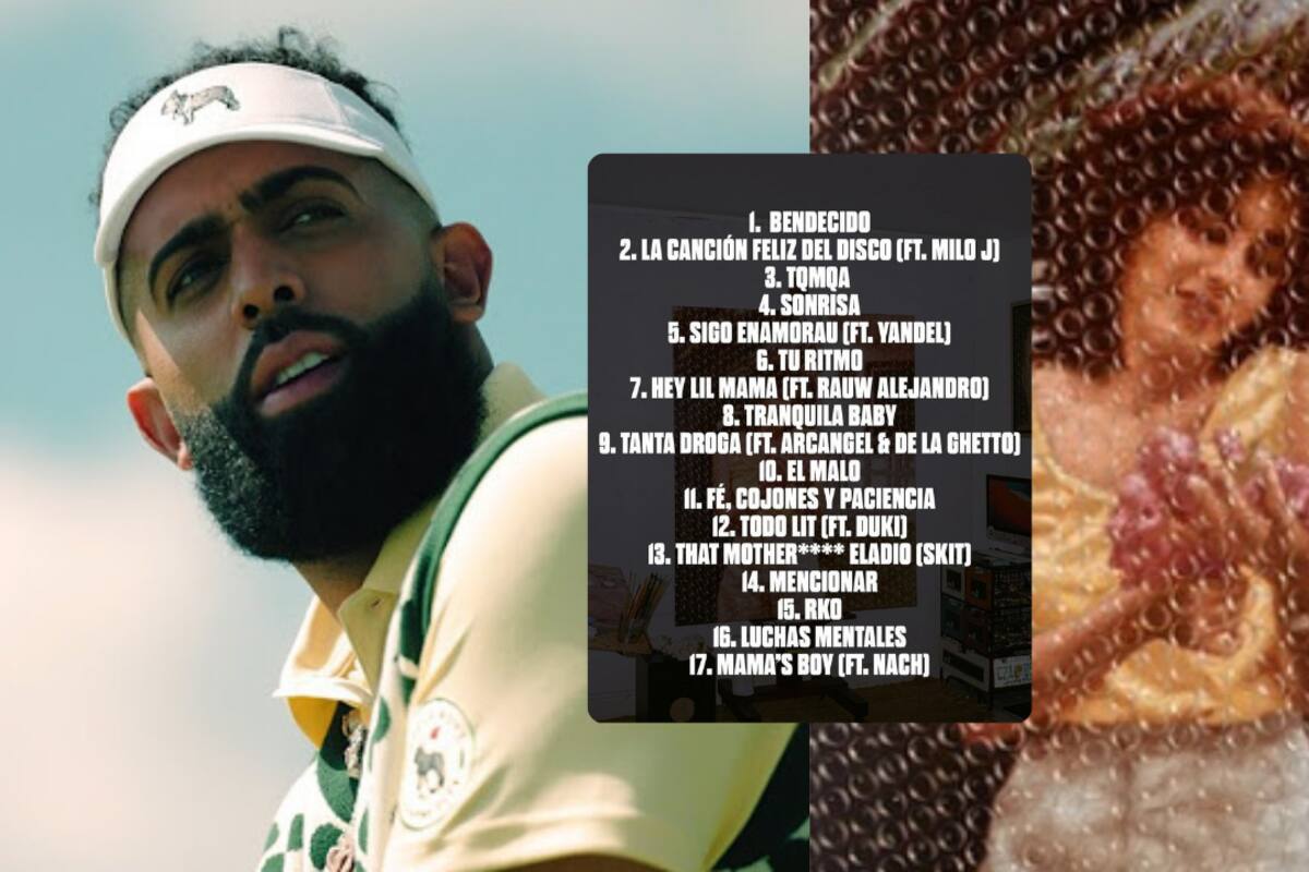 Eladio Carrión anuncia las canciones de su nuevo álbum: 'Sol María'