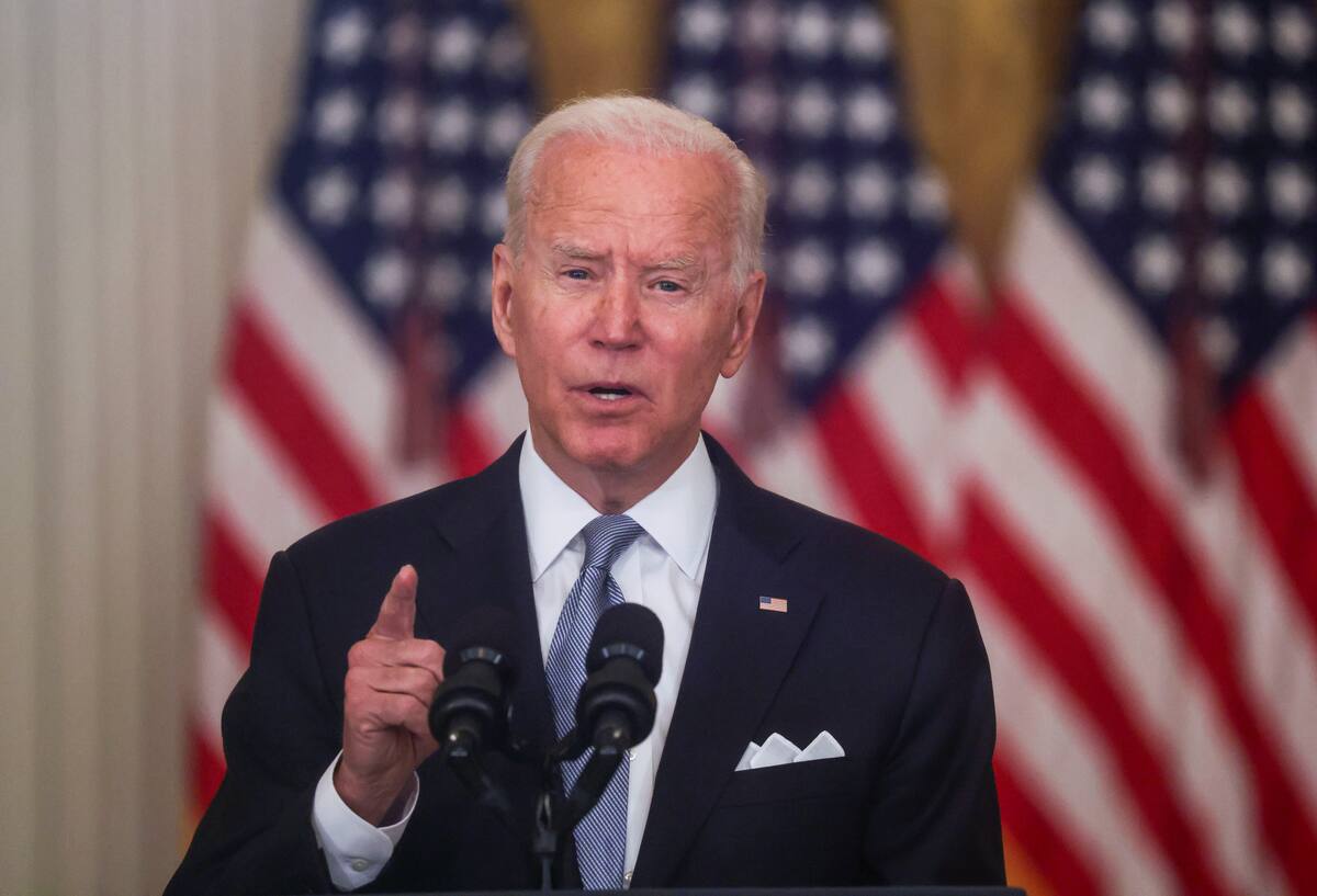 IMAGEN DE ARCHIVO. El presidente Joe Biden habla sobre Afganistán en la Casa Blanca, Washington, EEUU, Agosto 16, 2021. REUTERS/Leah Millis