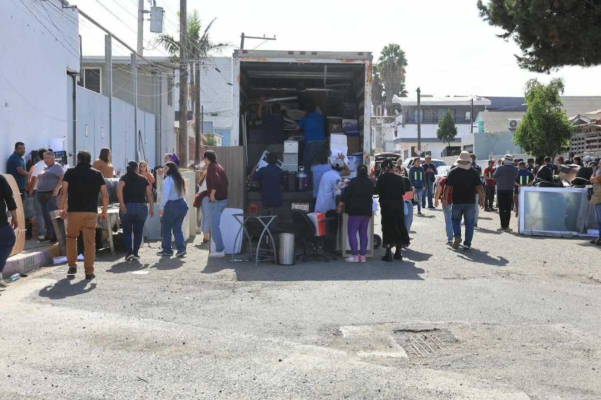Morena anunció la reubicación de Casa Morena en Tijuana tras el desalojo de sus instalaciones. Foto. Sergio Ortiz