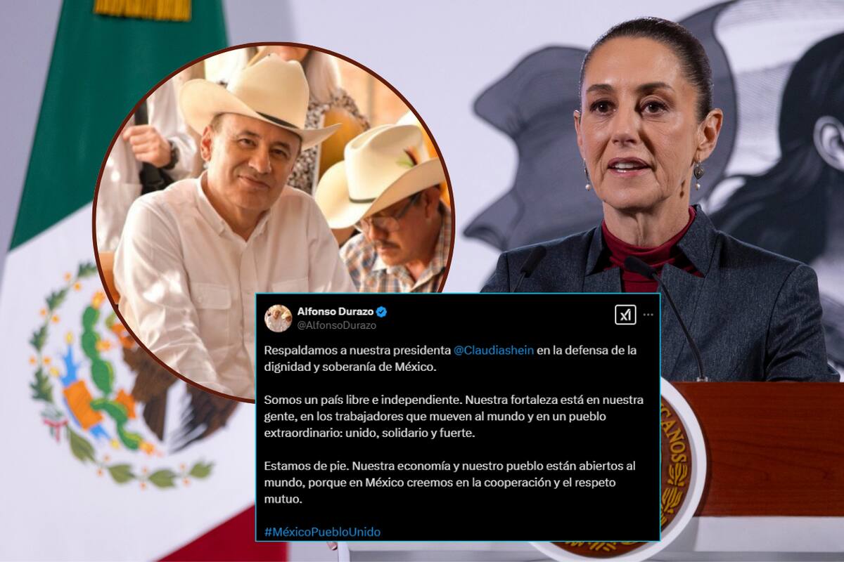 Alfonso Durazo respalda a Claudia Sheinbaum en la defensa de la soberanía de México