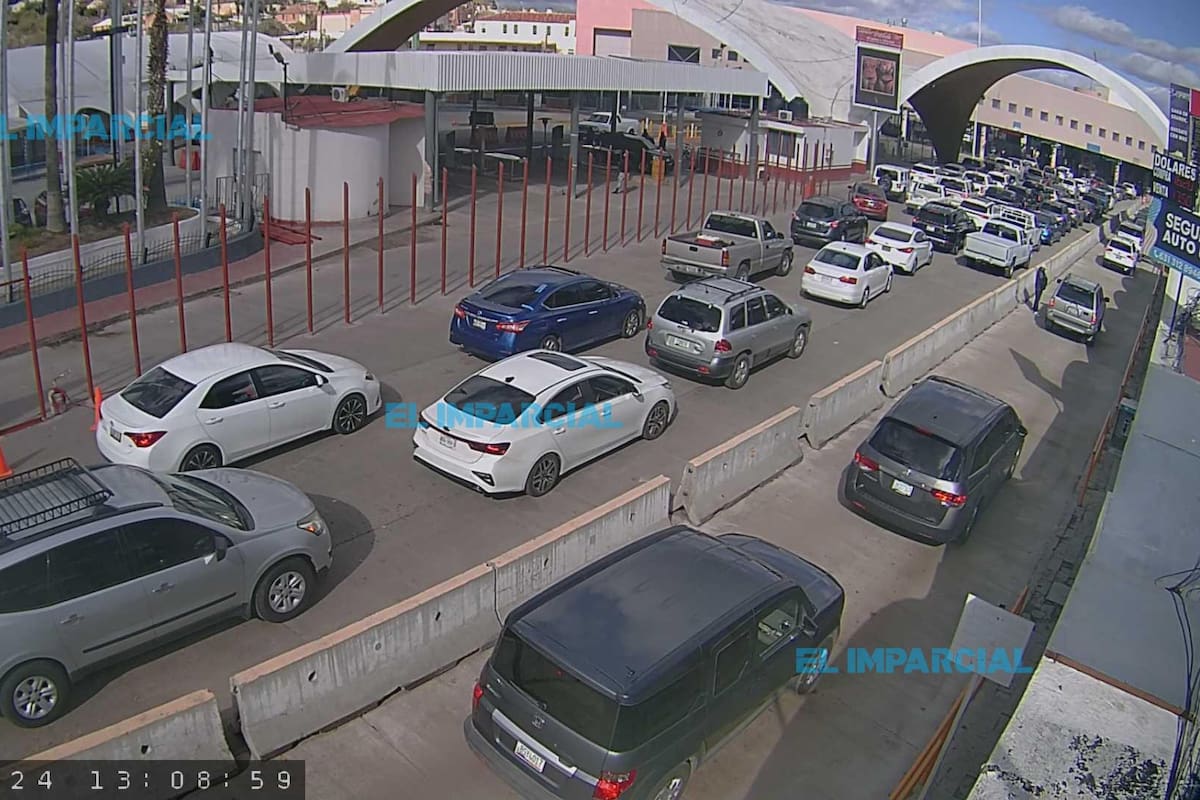 Estos son los tiempos de espera en las garitas de Nogales