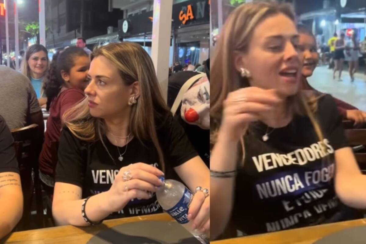 “Esperó el momento exacto para sorprenderla”: mimo asusta a una mujer en un restaurante, y su reacción se vuelve viral