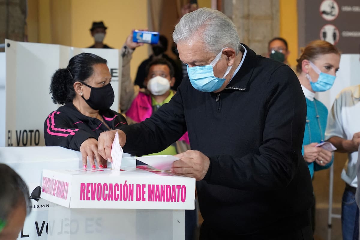 AMLO muestra liderazgo al poner su cabeza en revocación de mandato: Activistas mexicanos en EU