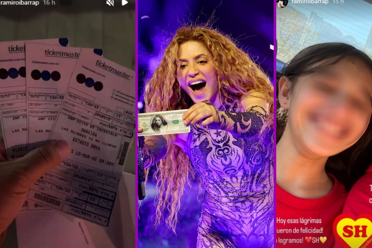 Shakira sorprende a una fan y a su papá con boletos gratis para su concierto en Monterrey